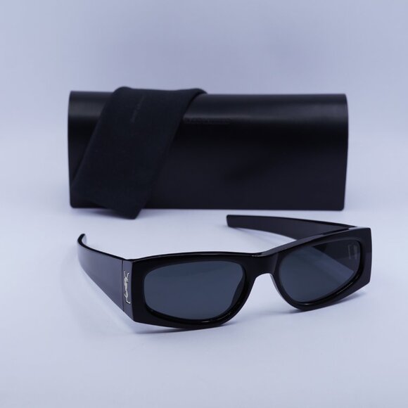 Saint Laurent SLM140 001 Rectangle Sunglasses - Black main image 4